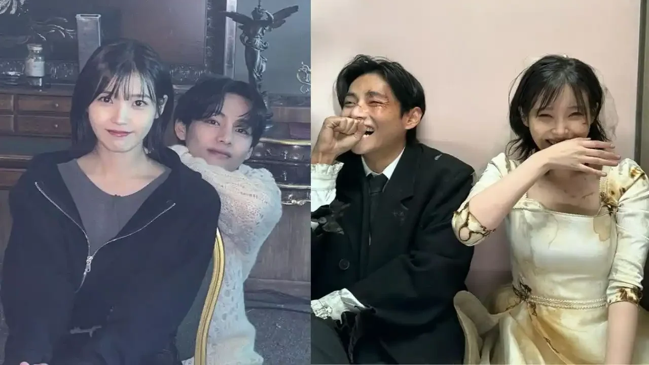 IU and BTS’s V Share Laughter Behind the Scenes of “Love Wins All” MV