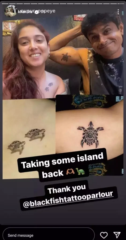 couple's shared tattoo adventure