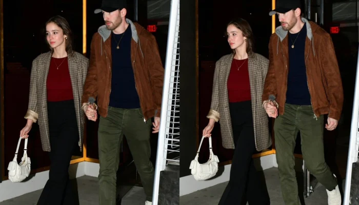 Chris Evans and Alba Baptista spotted with Robert Pattinson and Suki Waterhouse