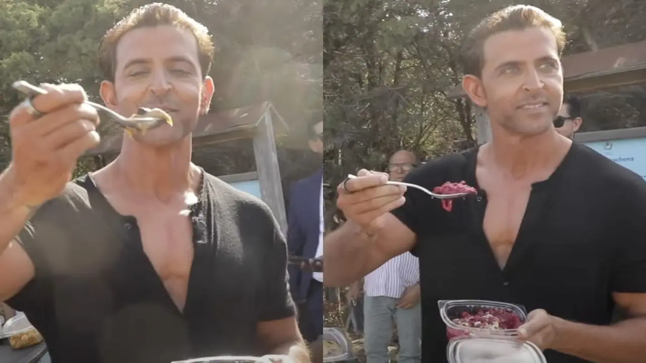 Hrithik Roshan breaks his sweets fast after 14 months of rigorous training for Fighter