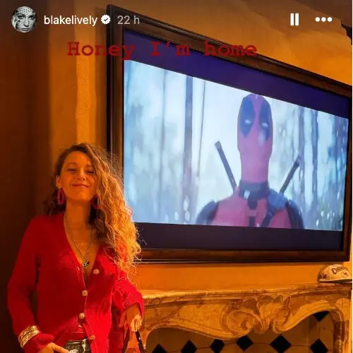 Blake Lively Responds to Husband Ryan Reynolds' Super Bowl Joke with 'Honey, I'm Home' Photo