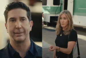 Jennifer Aniston and David Schwimmer reunite for a hilarious ad for Uber Eats