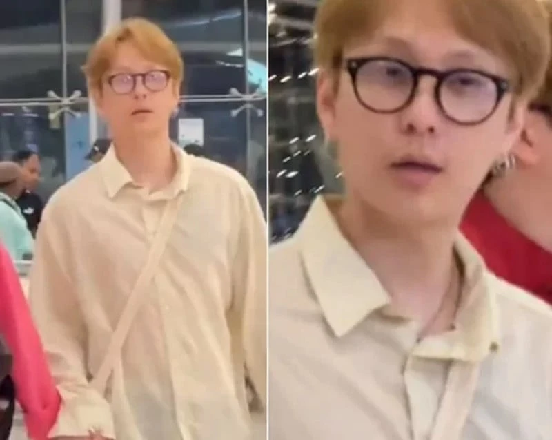 HyunA and Junhyung Spotted at Airport, Netizens Alarmed by Junhyung's Appearance
