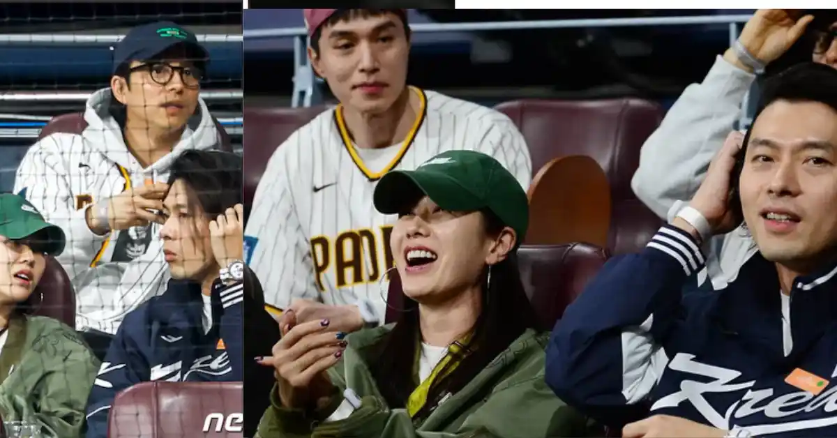 Gong Yoo Caught on Camera Chuckling at Son Ye Jin and Hyun Bin’s Adorable Moment at MLB Seoul Series Game