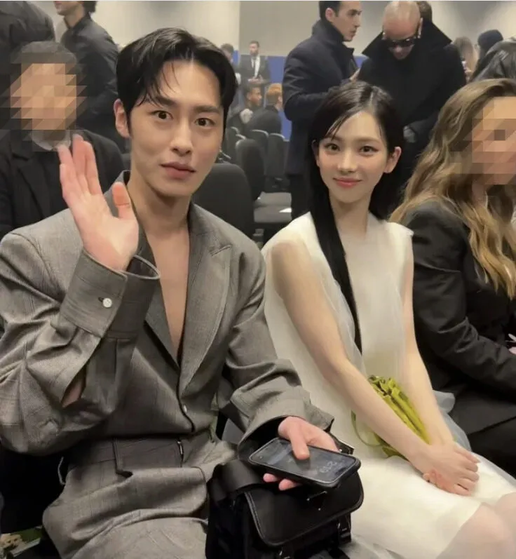 Lee Jae Wook (left) and Karina (right) | The Korea Herald
