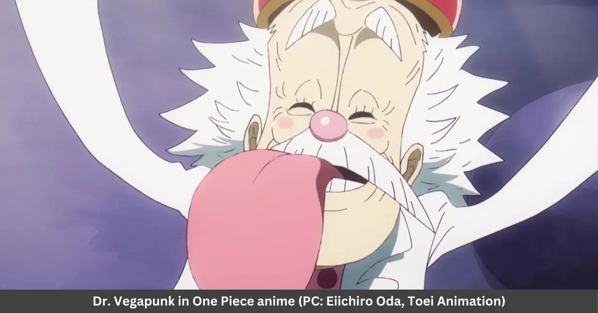 Dr. Vegapunk in One Piece anime (PC: Eiichiro Oda, Toei Animation)