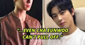 ASTRO Cha Eunwoo’s Paris Fashion Week Styling Leaves Netizens Cringing