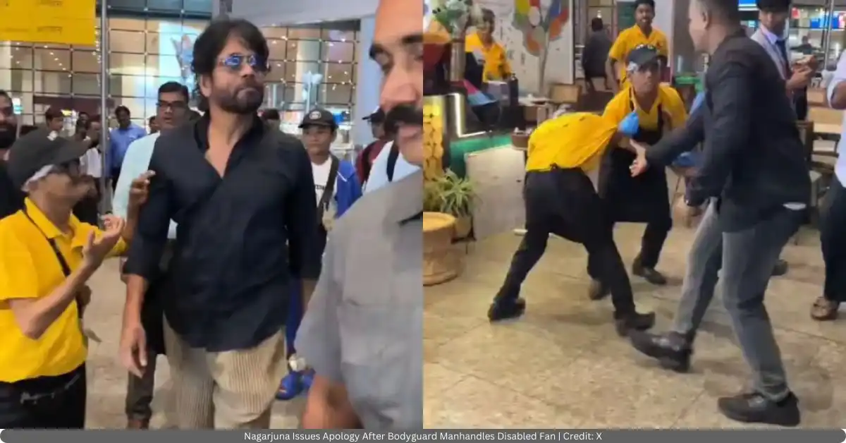 Popular Actor Nagarjuna Issues Apology After Bodyguard Manhandles Disabled Fan in Viral Video