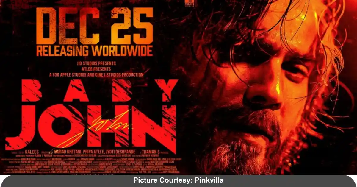 Varun Dhawan Unleashes His Inner Action Hero in New Poster for Film “Baby John”