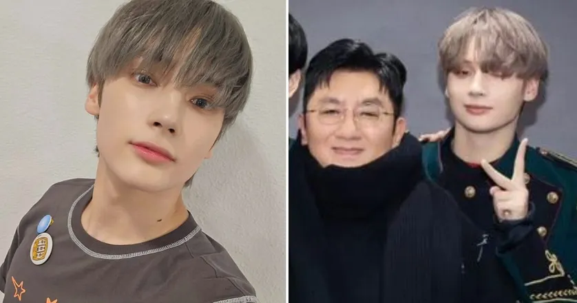 TXT’s Hueningkai seemingly “Shades” HYBE’s Bang Si Hyuk