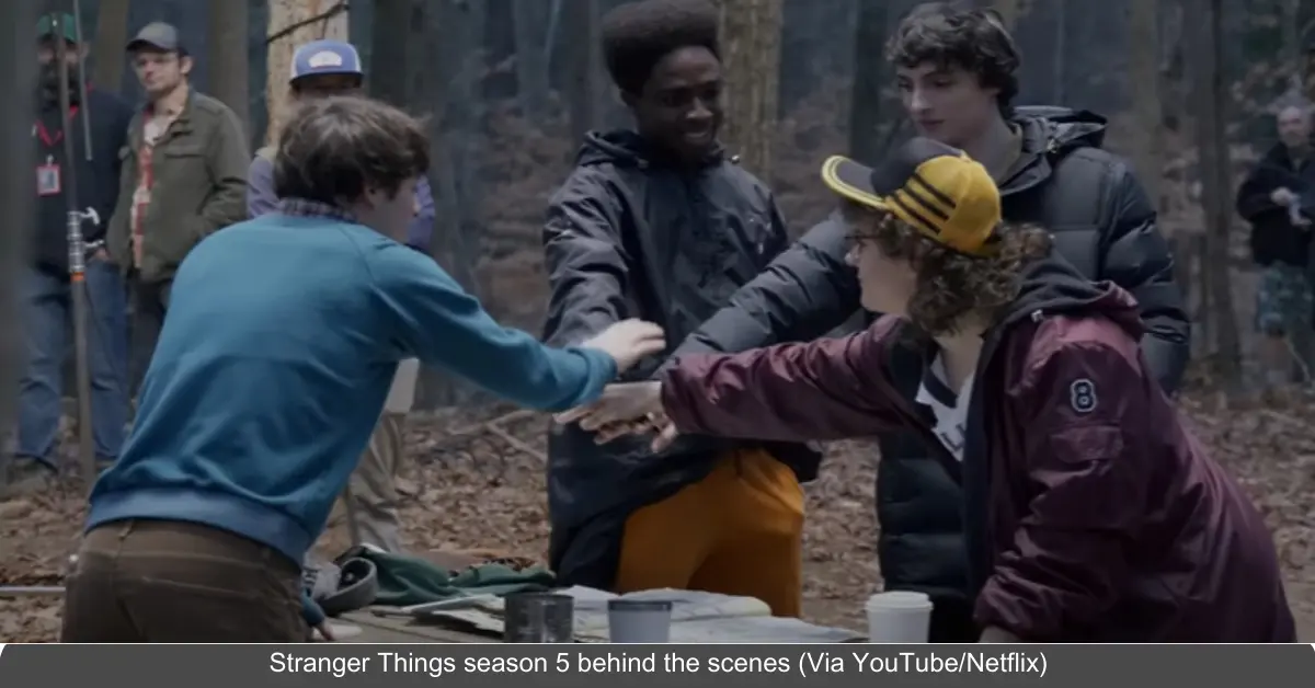 Netflix Releases First Look Of Stranger Things Season 5 With BTS Footage