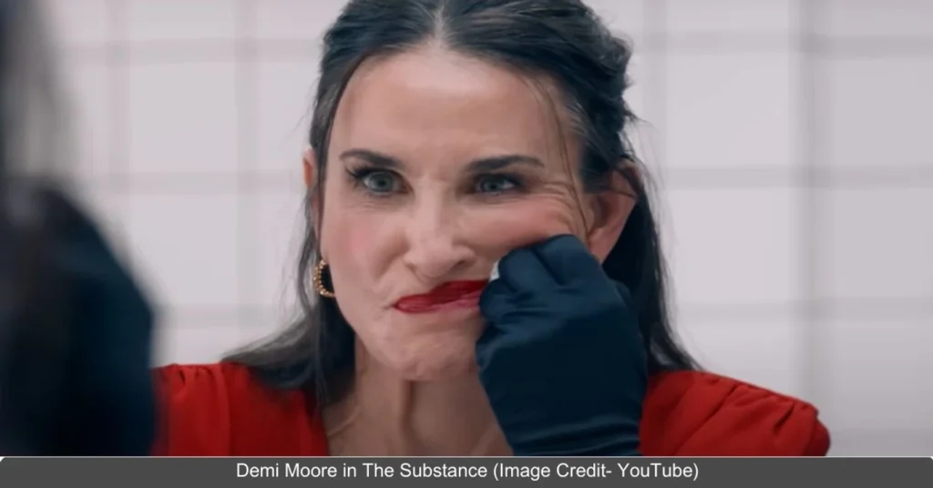 Demi Moore's Character Faces Pressure to Stay Young