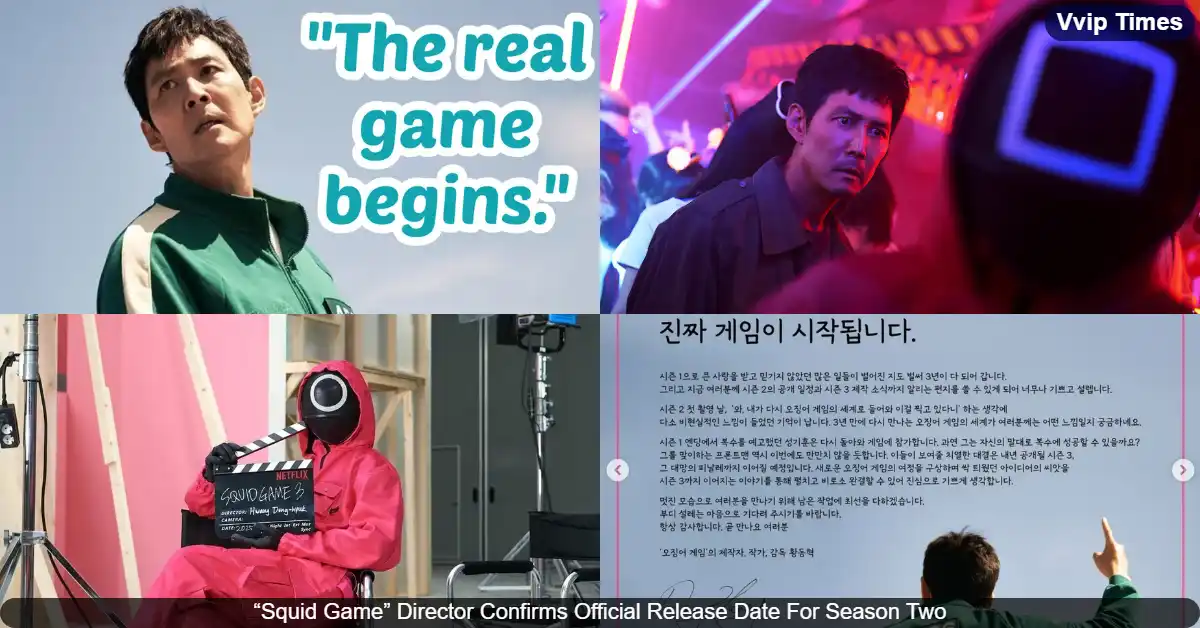 "Squid Game" Season Two Release Date Announced; Series to Conclude with Season Three