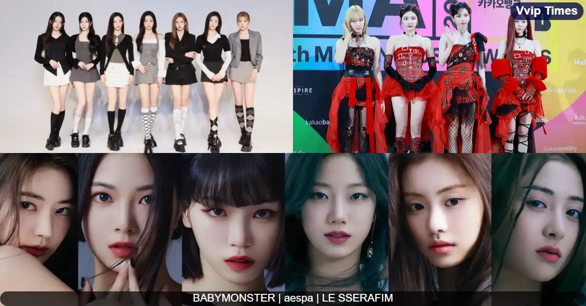 BABYMONSTER, aespa, and LE SSERAFIM Ranked Least Talented Girl Groups in Japanese Magazine Poll