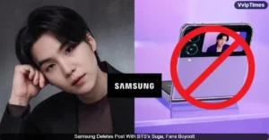 Samsung Deletes BTS's Suga Post, Leading to Fan Boycott