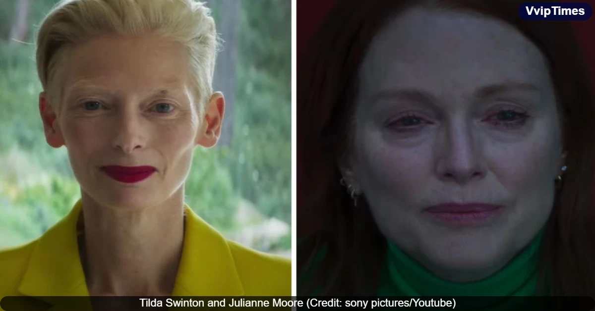 Julianne Moore and Tilda Swinton Reunite in  “The Room Next Door” : TEASER Out