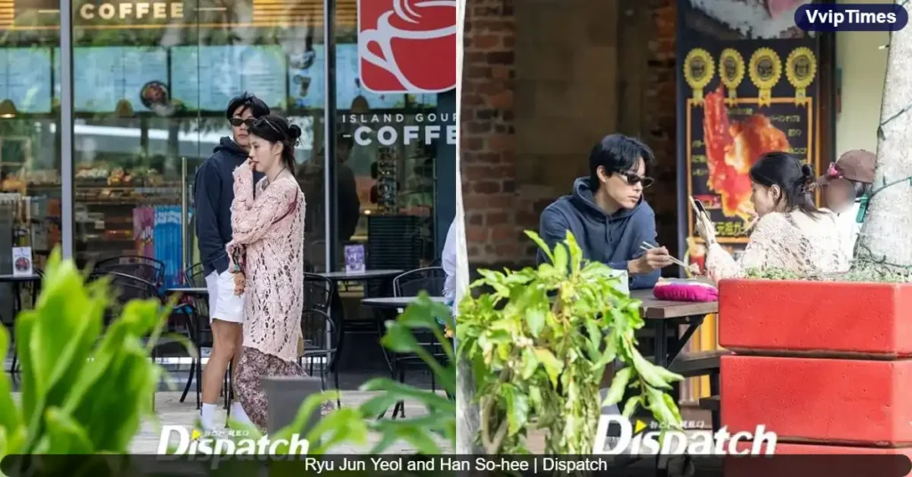 Photos of Han So Hee and Ryu Jun Yeol from their Hawaii vacation, released by Dispatch.