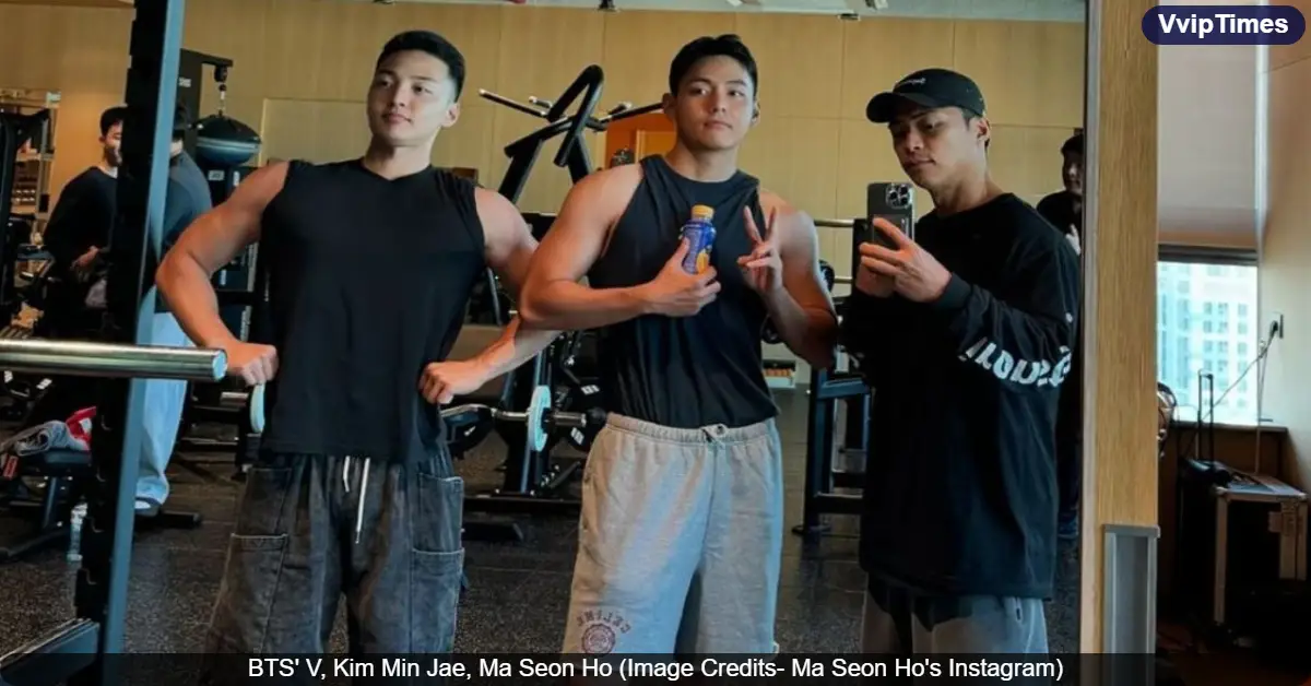 BTS’ V and Kim Min Jae Shine in New Military Vacation Photo with Ma Sunho