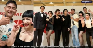 BTS V Shows Off New Physique and Bright Smile with Park Hyo Shin at Chicago The Musical