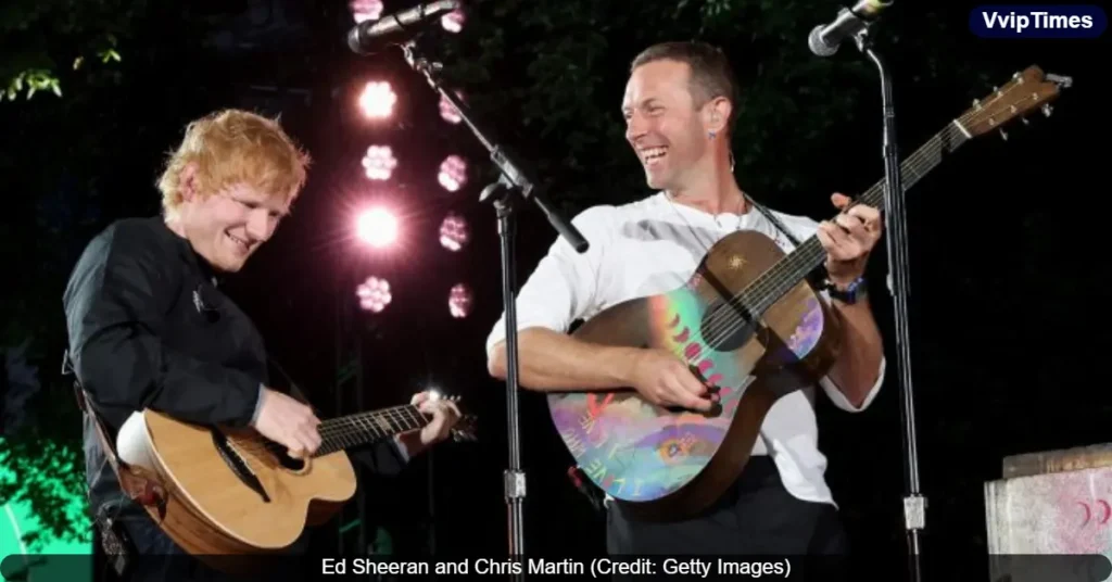 Chris Martin and Ed Sheeran Surprise Fans with Acoustic Set at Global Citizen Festival 2024 in New York