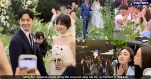 Marry My Husband Couple Gong Min Jung and Jang Jae Ho Tie the Knot in Real Life: Park Min Young, Choi Gyu Ri, Lee Yi Kyung, and more co-stars attend the wedding