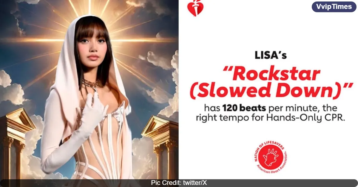 BLACKPINK's Lisa's 'Rockstar' Chosen by American Heart Association for Perfect CPR Tempo