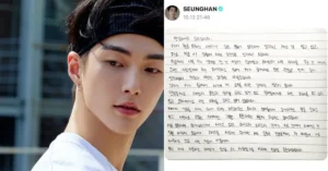 Seunghan Bids Farewell to RIIZE in Heartfelt Letter to Fans