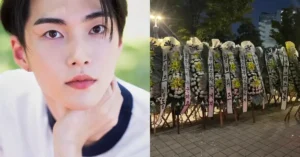 Former RIIZE’s Seunghan Allegedly Spotted Visiting Protest Wreaths Outside SM Entertainment