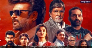 Vettaiyan Trailer OUT:  Rajinikanth Faces Off Against Amitabh Bachchan in the Intense Trailer