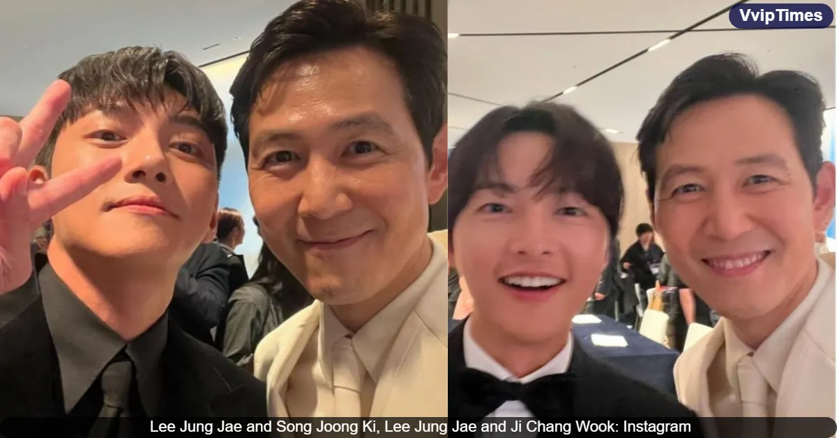 Lee Jung Jae Shares Smiles with Song Joong Ki and Ji Chang Wook at Busan Film Festival Day 1