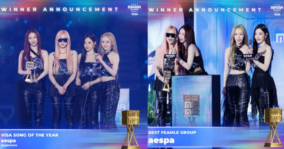 Aespa Wins ‘Song of the Year’ and Six Awards at 2024 MAMA Awards