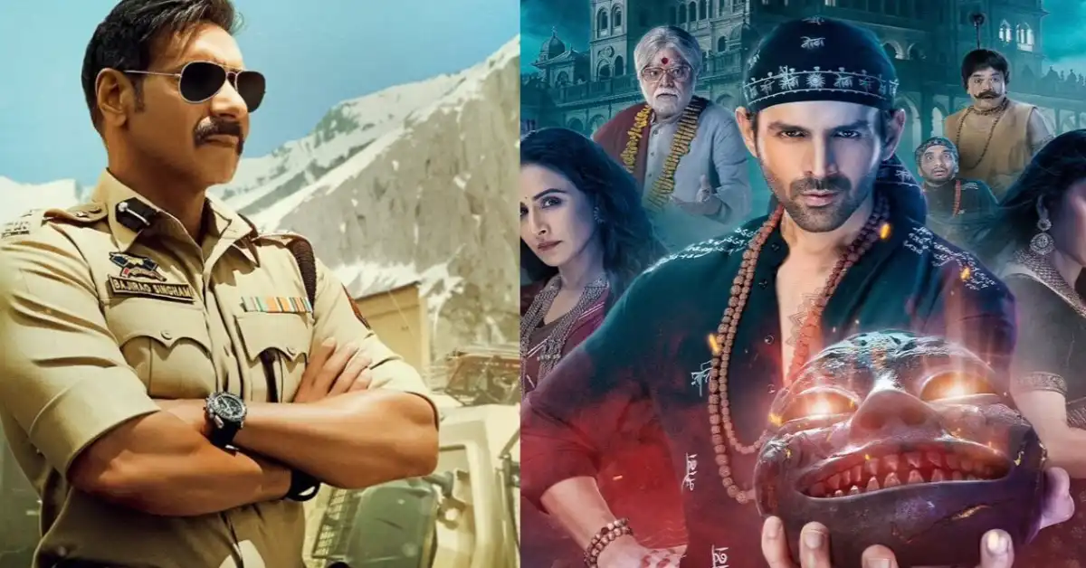 Singham Again and Bhool Bhulaiyaa 3 Second Weekend Box Office: Diwali Releases Near Rs 400 Crore Milestone