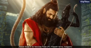 Jai Hanuman first look OUT: Rishab Shetty Transforms into Lord Hanuman in Prasanth Varma’s Movie