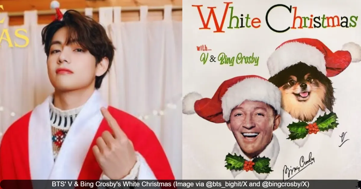 BTS' Kim Taehyung and Bing Crosby's "White Christmas" Debuts at No. 93 on Billboard Hot 100