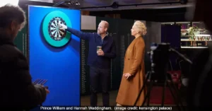 Prince William and Hannah Waddingham Share Beers and Darts in Earthshot Documentary Promotion