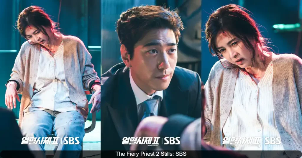 Sung Joon’s Chilling Confrontation With Shin Eun Jung in The Fiery Priest 2 