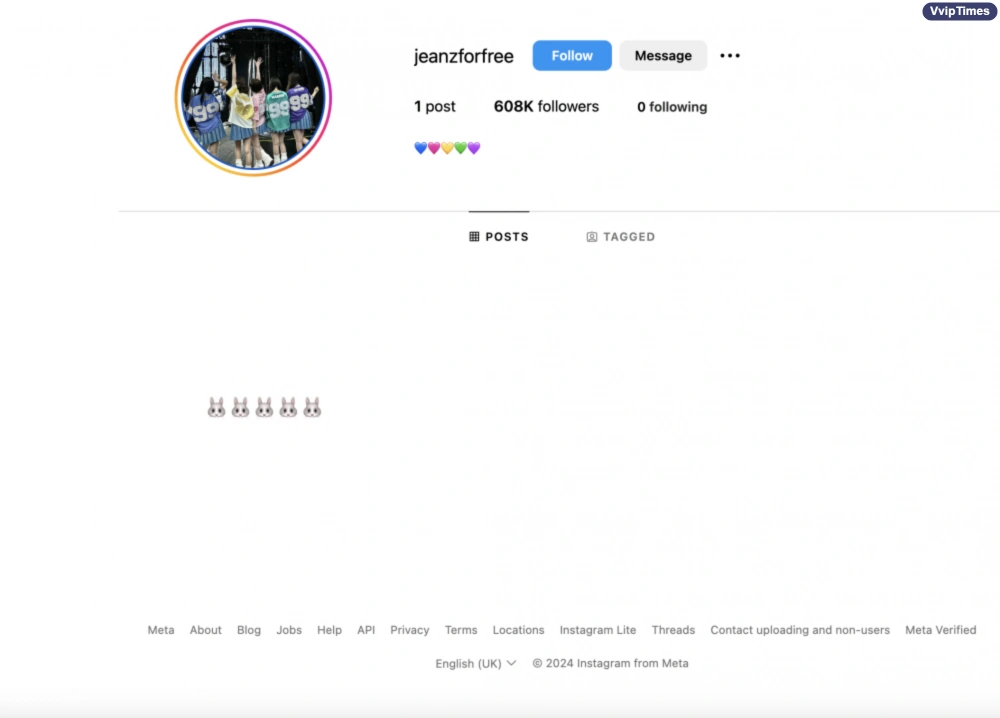 Newjeans new instagram id