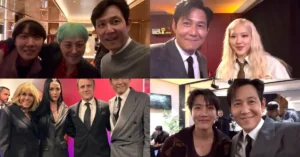 Lee Jung Jae Shares Special Moment with G-Dragon, J-Hope, and Rosé at Paris Charity Event