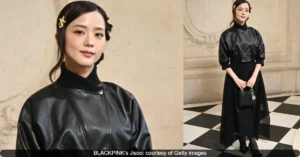 BLACKPINK's Jisoo Shines at Dior's Haute Couture Show in Paris, Wearing Stunning Black Coquette Outfit