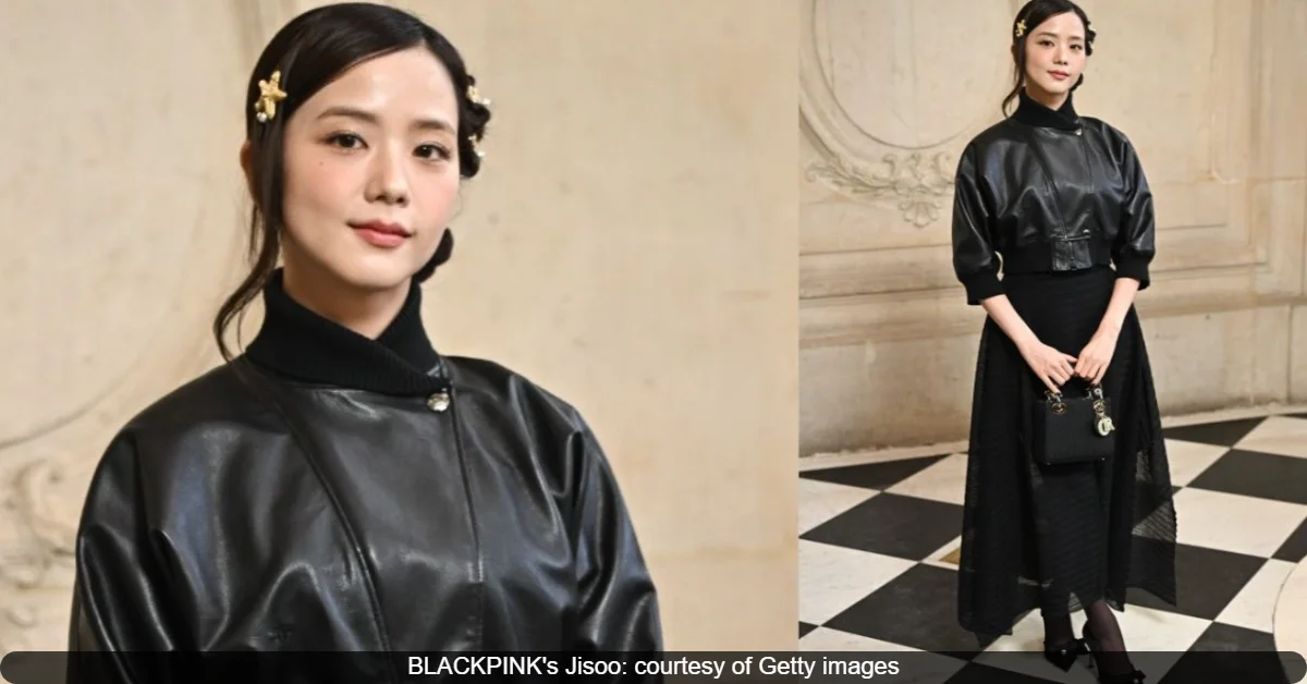 BLACKPINK’s Jisoo Shines at Dior’s Haute Couture Show in Paris, Wearing Stunning Black Coquette Outfit