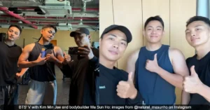 BTS' V Flexes Military Muscle with Kim Min Jae; Fans Call for Action Roles After Service