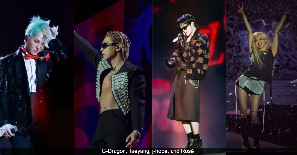 G-Dragon, Taeyang, j-hope, and Rosé Light Up Le Gala des Pièces Jaunes with Stellar Performances