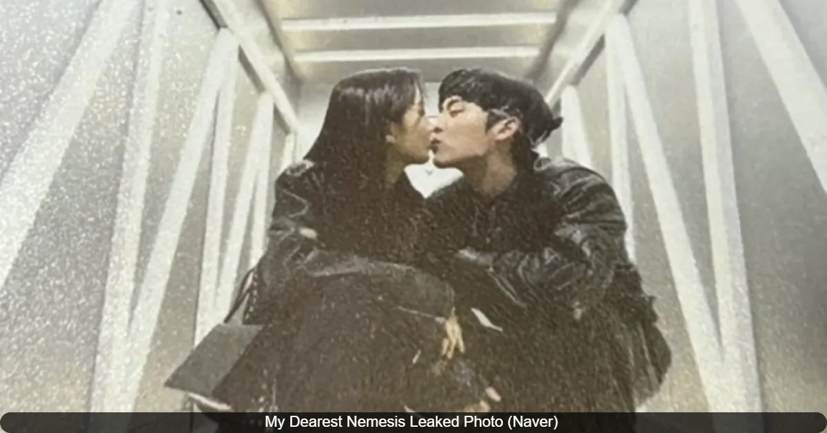 Sparks Fly as Kiss Photo Leaks from Moon Ga Young and Choi Hyun Wook’s New Drama My Dearest Nemesis