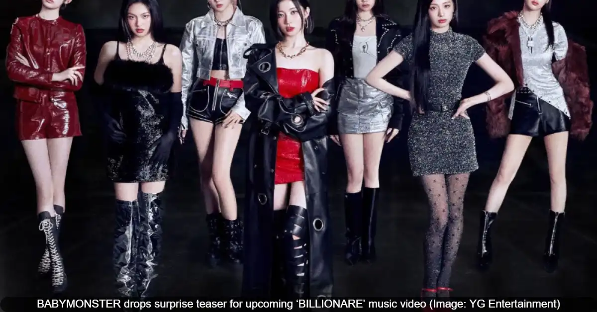 BABYMONSTER Surprises Fans with Exclusive Teaser Poster for Their Upcoming Music Video BILLIONAIRE