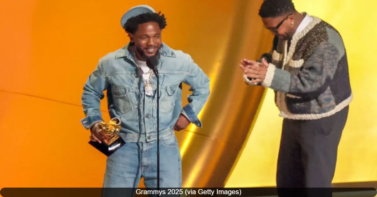 Grammy Awards 2025: Kendrick Lamar Takes Home Record of the Year for Drake Diss Track ‘Not Like Us,’ Dedicates Victory to Los Angeles