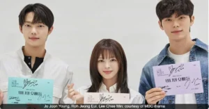 Crushology 101 Script Reading: Roh Jeong Eui's Chemistry with Lee Chae Min and Jo Joon Young Hints at a Complicated Love Story