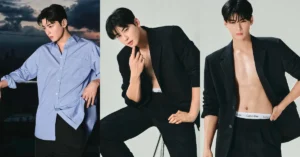 Cha Eun Woo Showcases Calvin Klein’s Fresh and Stylish 2025 Spring Fashion Collection
