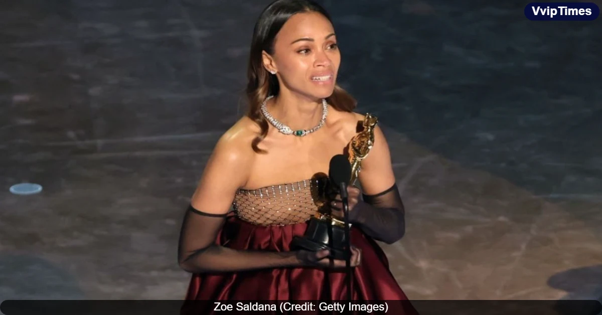 Oscars 2025: Zoe Saldana’s Emotional Oscar Win Sparks Debate Over Missing Tribute to Co-Star Karla Sofia Gascon in Acceptance Speech