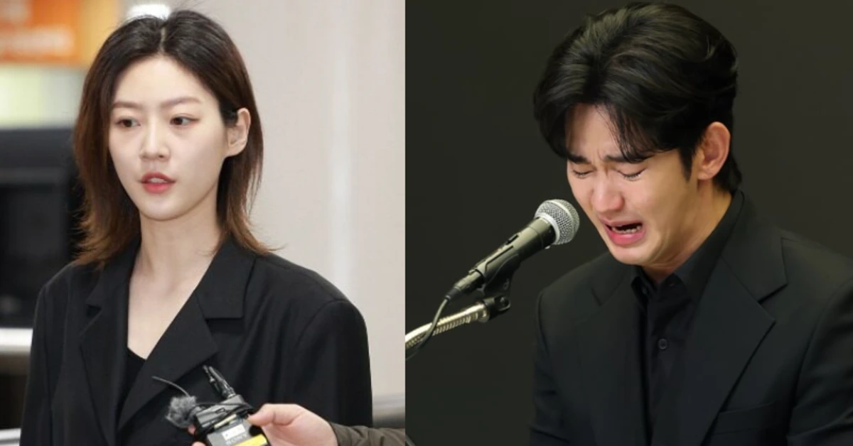 Netizens highlight the stark difference in Kim Sae Ron and Kim Soo Hyun’s behavior when facing the media, sparking buzz over their contrasting attitudes