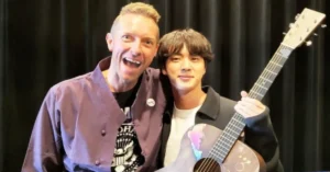 BTS’ Jin and Coldplay’s Chris Martin Show Playful Bond During Seoul Concert Rehearsals; Watch Viral Video